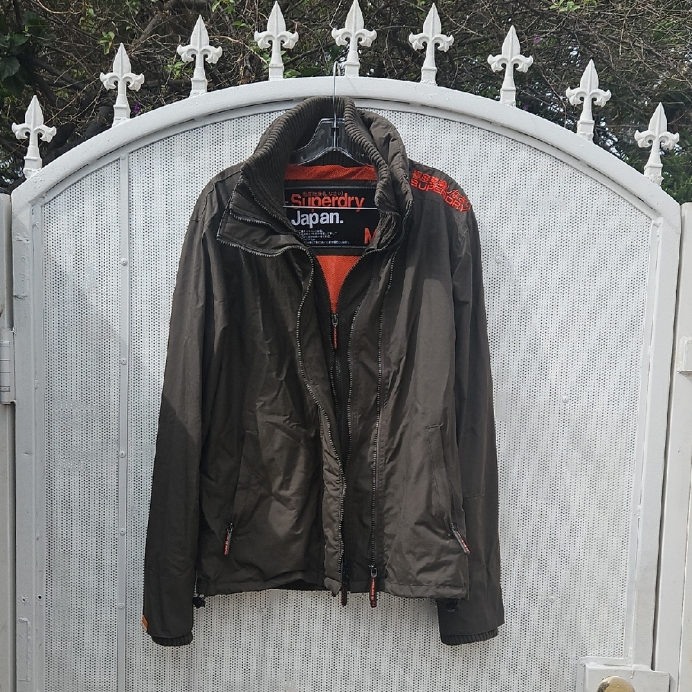 Superdry Men's Olive Windbreaker Jacket